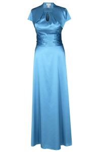 Sukienka wieczorowa model FSU168 Lazurowy